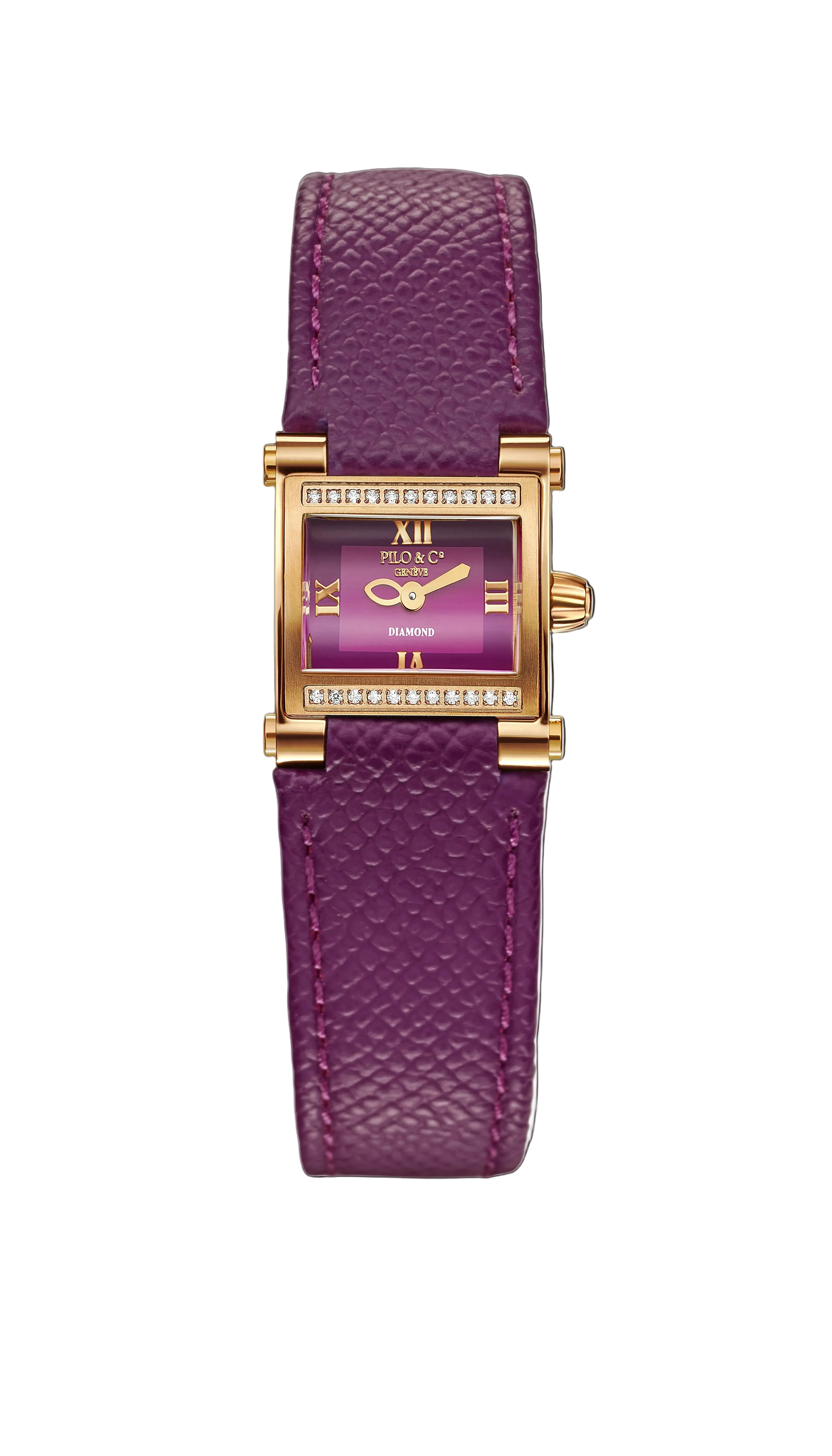 Purple Luxury Dress Watch for Women Corleone Mini 
