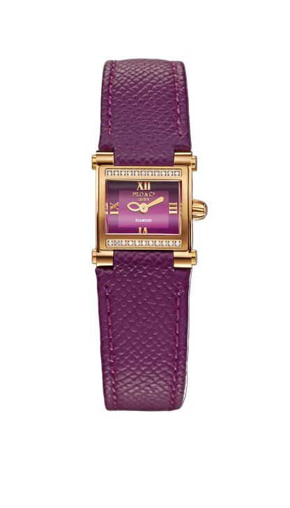Purple Luxury Dress Watch for Women Corleone Mini 